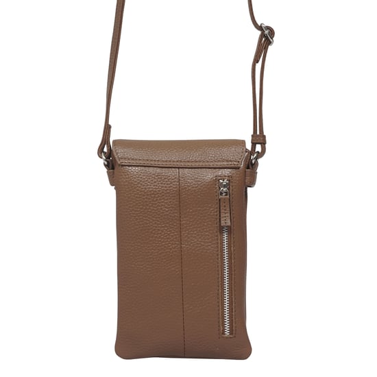 'MARIA' Full Grain Real Leather Crossbody Phone Bag - Image 4