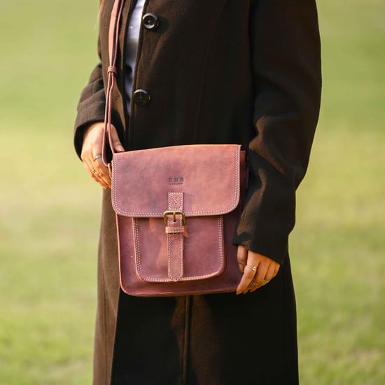 'CAROLYN' Real Leather iPad Tablet Crossbody Bag - Image 2