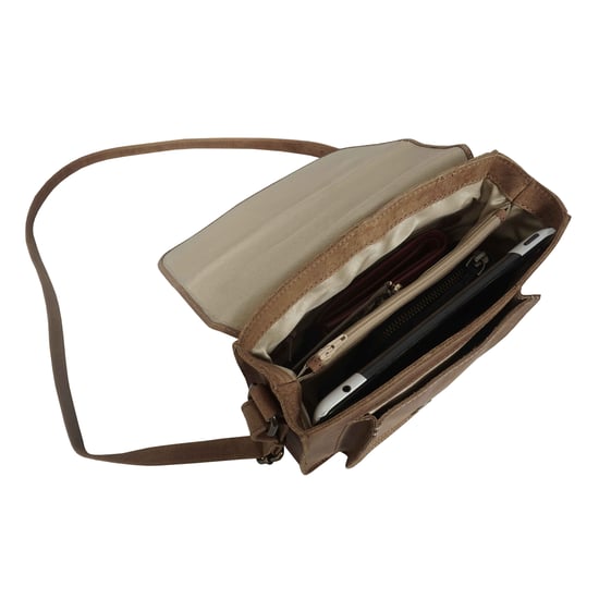 'CAROLYN' Real Leather iPad Tablet Crossbody Bag - Image 5