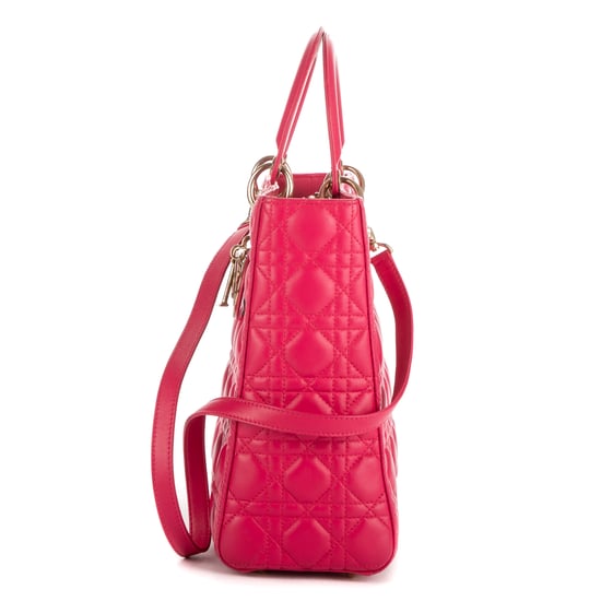 Large Lady Dior Zip GM Handtas - Image 3