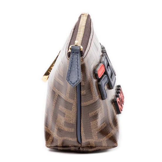 Fendi x Fila Collab Zippy Coin Pouch Handtas - Image 4
