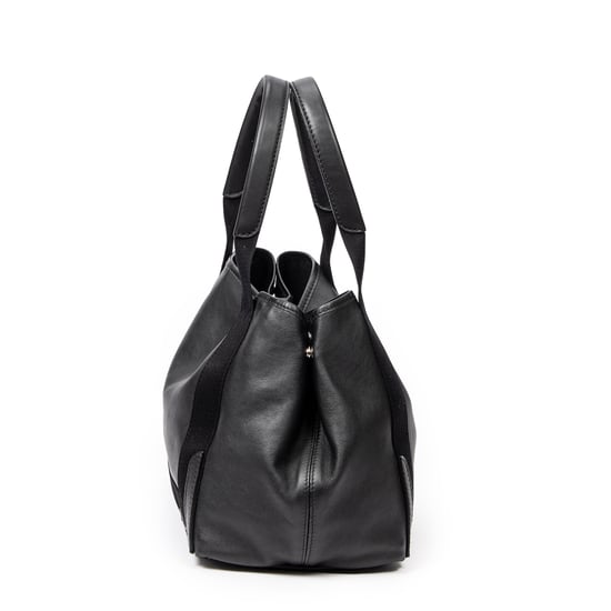 Small Navy Cabas Tote Shoulder Bag - Image 4