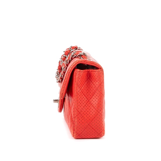 East West Perforated Flap Schoudertas - Image 3