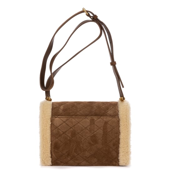 Shearling  Flap Pochette  Shoulder Bag - Image 4