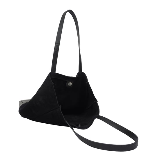 PAIGE' Metallic + Suede Real Leather Tote Bag - Image 5