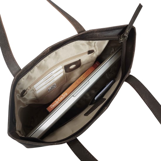 MILLIE' Real Leather Designer Tote Work Bag - Image 5