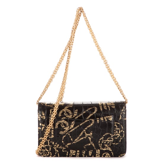 2.55 Graffiti Crocodile Reissue Wallet On Chain Schoudertas - Image 4