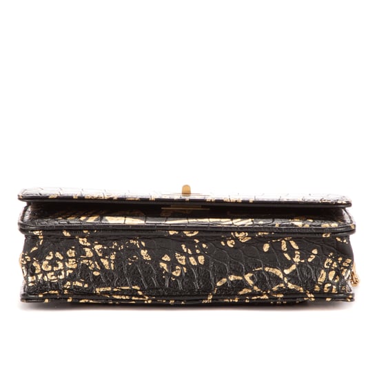 2.55 Graffiti Crocodile Reissue Wallet On Chain Schoudertas - Image 6