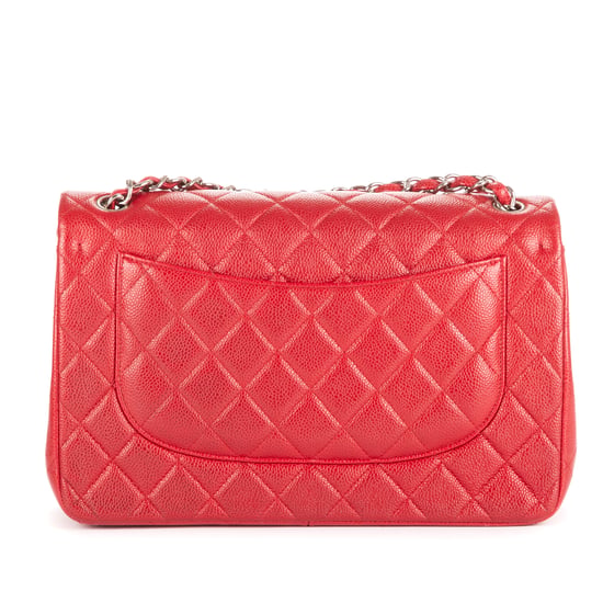 Classic Double Flap Jumbo Shoulder Bag - Image 4