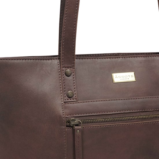 MILLIE' Real Leather Designer Tote Work Bag - Image 3