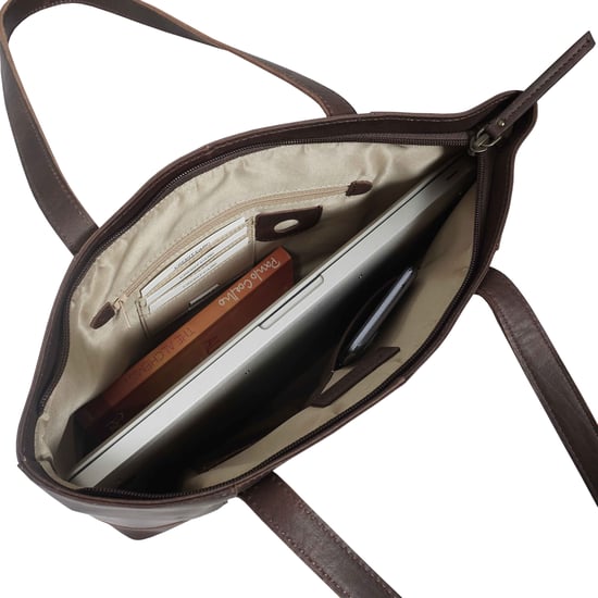 MILLIE' Real Leather Designer Tote Work Bag - Image 5
