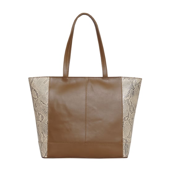 KLARA' Animal Snake Print Real Leather Designer Tote Bag - Image 3