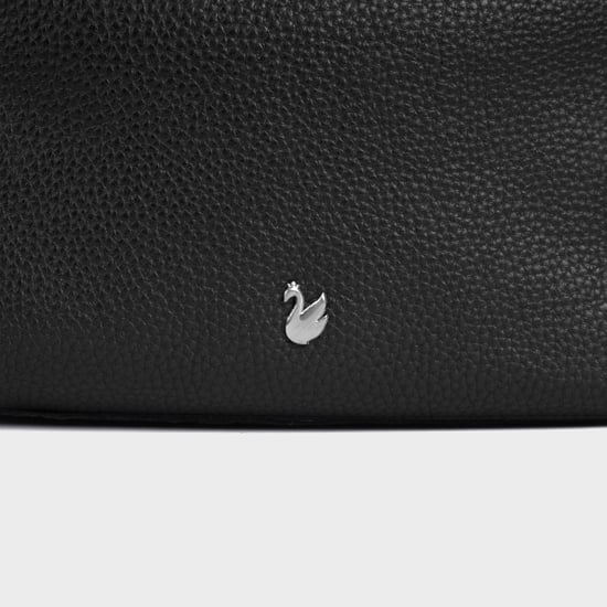 'CITY BAG' Soft Pebble Grain Real Leather Shoulder Bag - Image 3