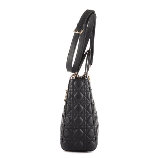 Large Lady Dior Zip GM Shoulder Bag - Image 3
