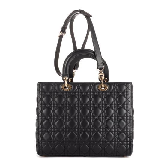 Large Lady Dior Zip GM Shoulder Bag - Image 4