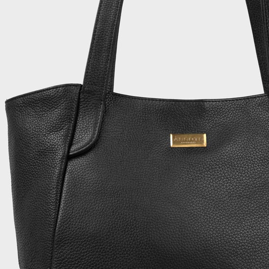 'URBAN TOTE' Pebble Grain Real Leather Work Tote Bag - Image 2