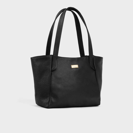 'URBAN TOTE' Pebble Grain Real Leather Work Tote Bag - Image 3