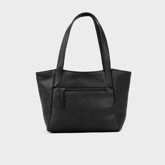 'URBAN TOTE' Pebble Grain Real Leather Work Tote Bag - Image 4