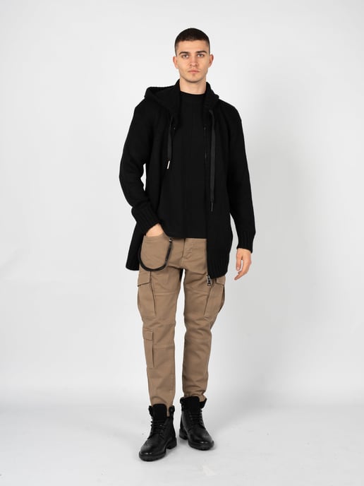 La Haine Inside Us Cardigan LM007 Men's Black - Image 2