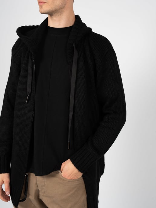 La Haine Inside Us Cardigan LM007 Men's Black - Image 5