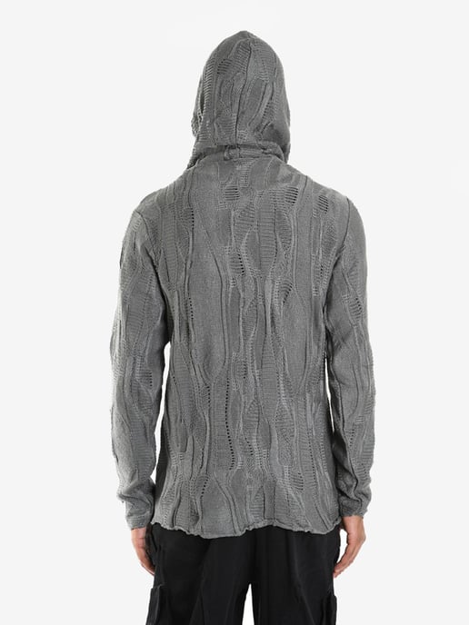 La Haine Inside Us Pullover Full Zip Men's Grey - Image 6