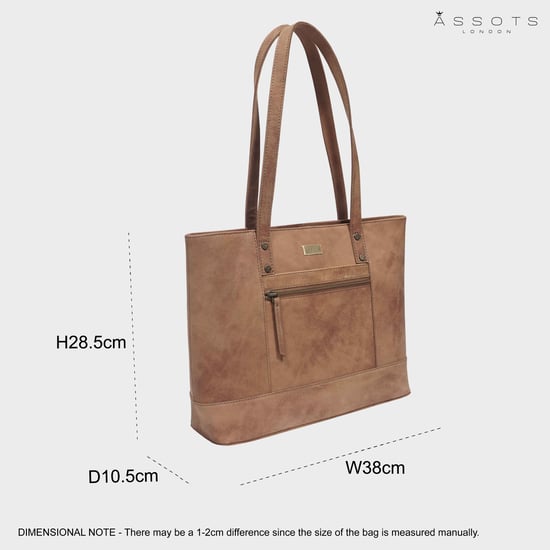 MILLIE' Real Leather Designer Tote Work Bag - Image 6
