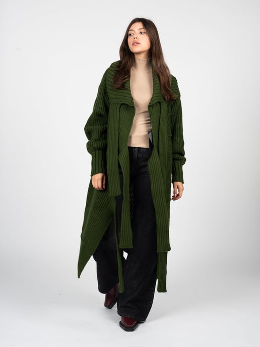 La Haine Inside Us Cardigan Unisex  damer   Grön - Image 3