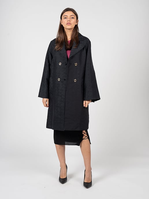 Pinko Trench-coat Tandil Woman's Black - Image 2
