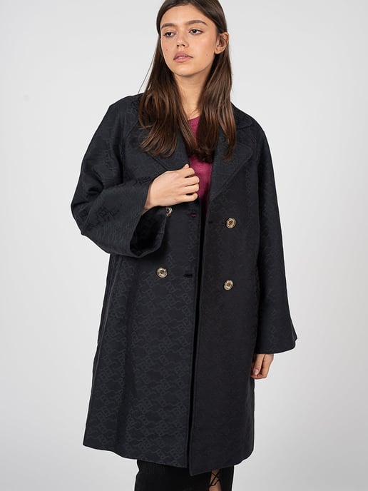 Pinko Trench-coat Tandil Woman's Black - Image 3