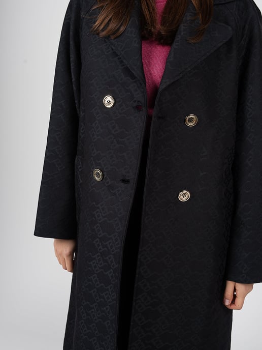 Pinko Trench-coat Tandil Woman's Black - Image 4