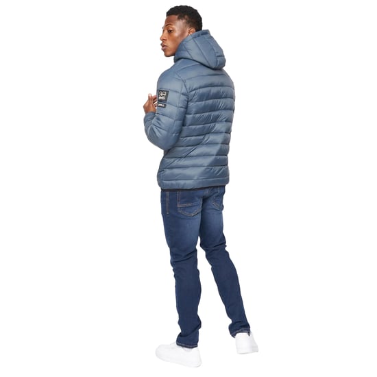Crosshatch Heren Gattering Jas (Denim Blauw) - Image 2