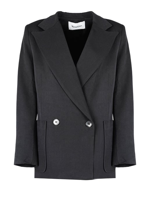 Silvian Heach Jacket Oversize Woman's Black - Image 2