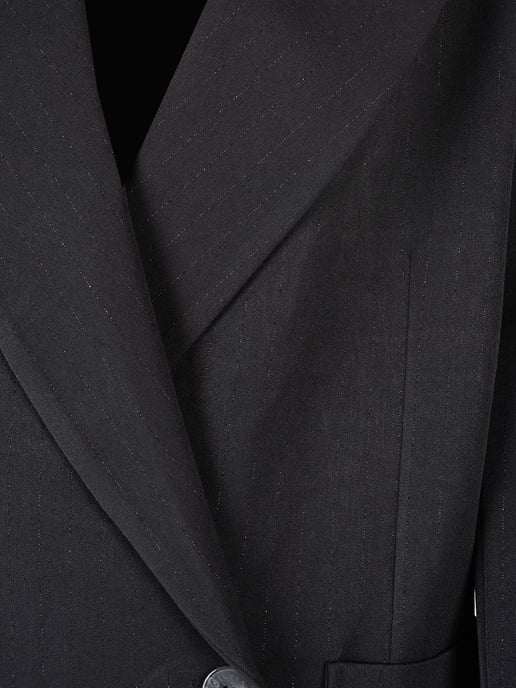 Silvian Heach Jacket Oversize Woman's Black - Image 4