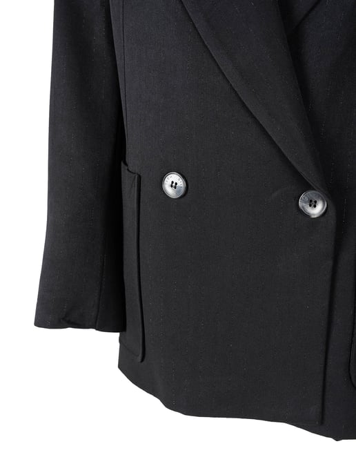 Silvian Heach Jacket Oversize Woman's Black - Image 5