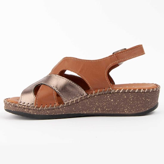 Purapiel Wedge Sandal Leida Blue - Image 4