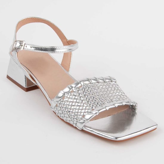 Montevita Högklackad Sandal Trea Silver - Image 2