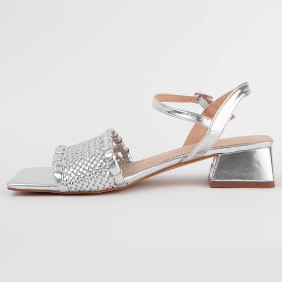 Montevita Högklackad Sandal Trea Silver - Image 4
