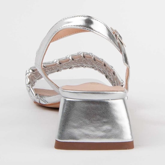 Montevita Högklackad Sandal Trea Silver - Image 5