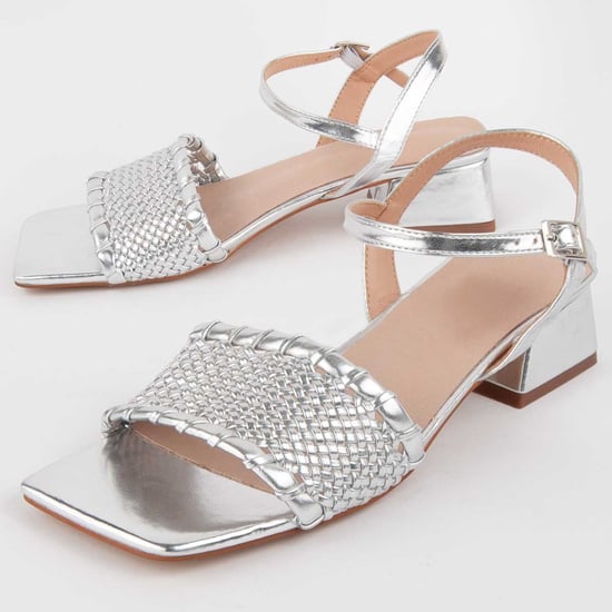 Montevita Högklackad Sandal Trea Silver - Image 6