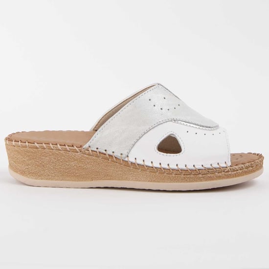 Purapiel Wedge Sandal Leida3 White - Image 1