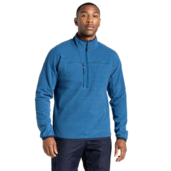 Craghoppers Mens Expert Active Marl Half Zip Fleece Top (Poseidon Blue) - Image 3