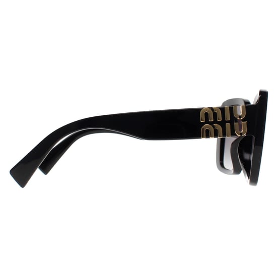Miu Miu Square Womens Black Grey Gradient MU10YS - Image 4