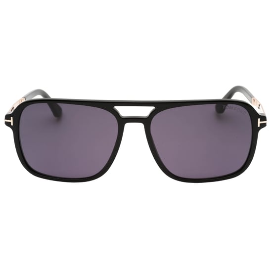 Tom Ford Crosby glanzende zwarte zonnebril - Image 1