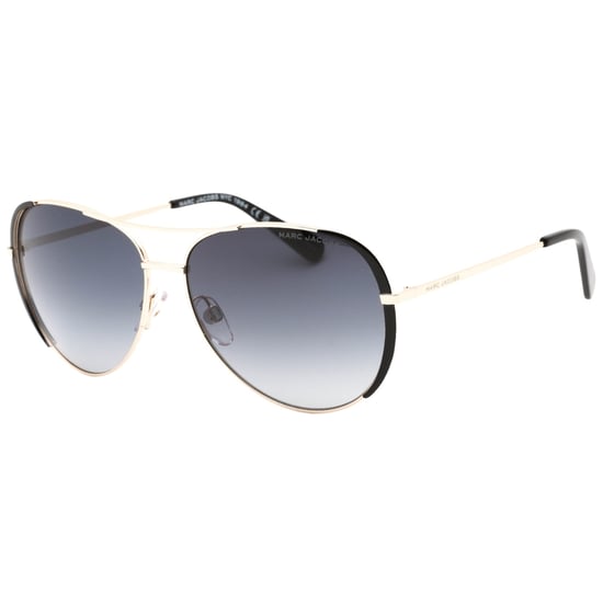 Marc Jacobs donkergrijze SF gouden zonnebril met lens - Image 2