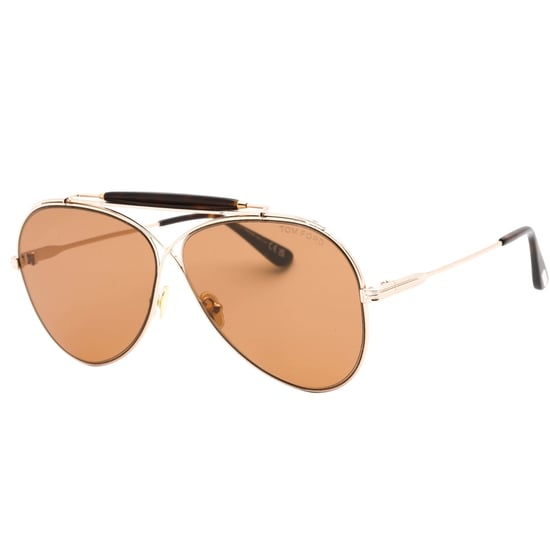 Tom Ford Holden bruine lens glanzende roségouden zonnebril - Image 2