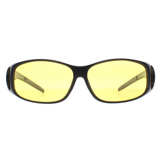 Montana Rechthoek Unisex Mat Zwart Geel Gepolariseerd MFO1 Fit Over Bril Nacht Rijden Zonnebril - Image 2
