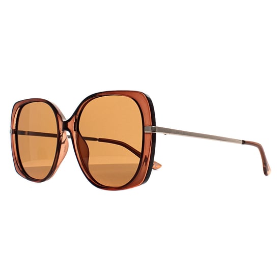 Prive Revaux Square Womens Latte Brown Gold Vintage Babe - Image 3
