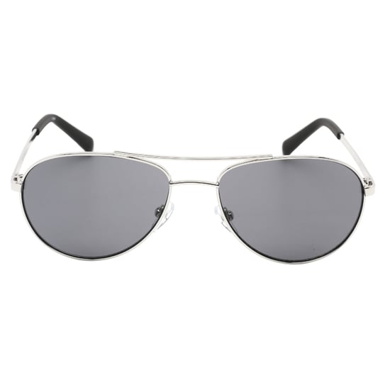 Calvin Klein zwarte lens zilveren zonnebril - Image 1