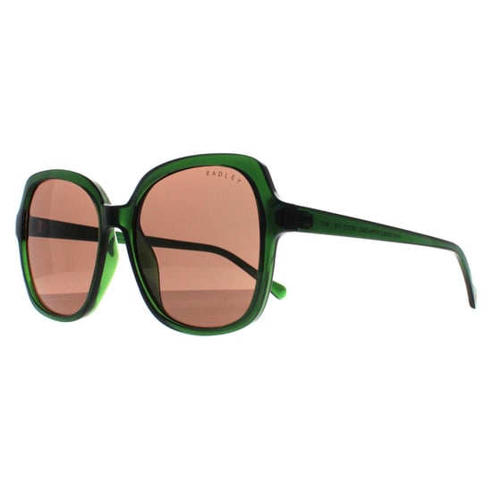 Radley Square Womens Transparant Donkergroen Bruin Phoenix 6505 - Image 3
