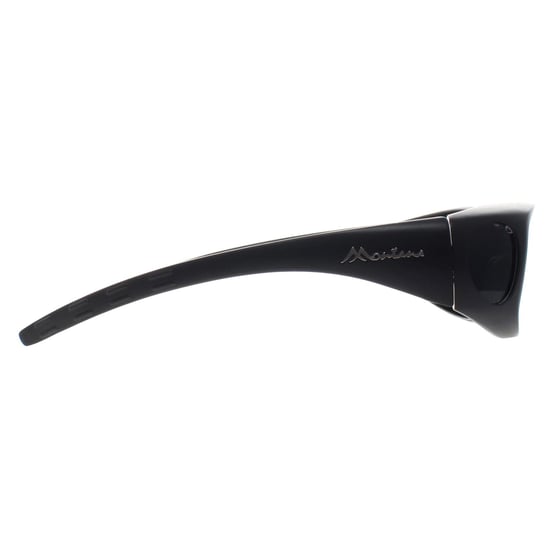 Montana Rechthoek Unisex Zwart Rook Gepolariseerd MFO1 Fit Over Bril Zonnebril - Image 4